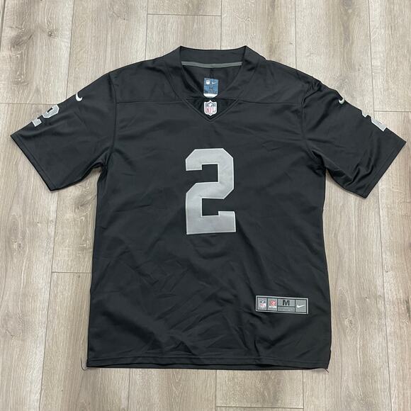 Nike Daniel Carlson Black Raiders Game Player Jersey size Medium M B4 - Picture 1 of 7